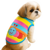 KUTKUT Rainbow Print Fashion Soft Flannel Fleece Shirt for Small Dogs & Cats Both-Clothing & Accessories KUTKUT Dropship