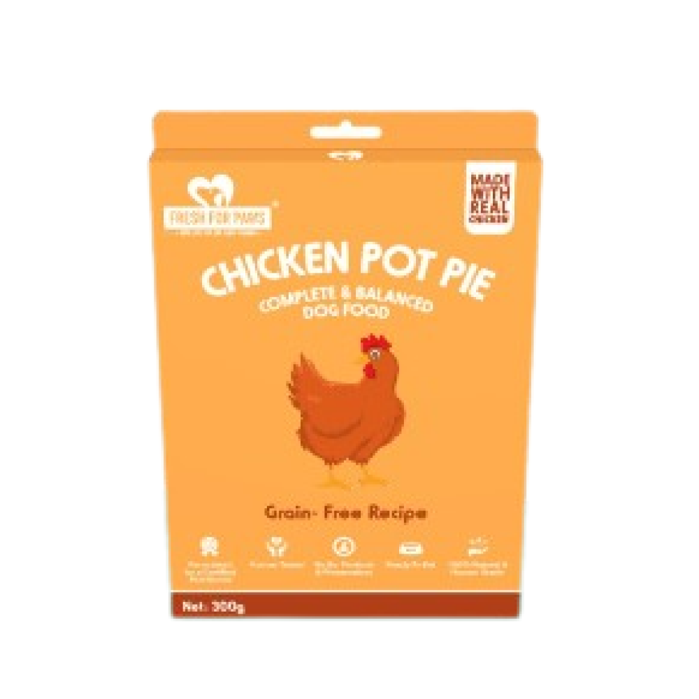 Fresh For Paws Chicken Pot Pie Wet Food for Cats and Dogs (300g)