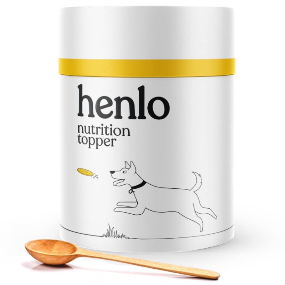 Henlo Everyday Topper for Home Cooked Food and Drools Absolute Salmon Oil Syrup Supplement for Dogs Combo
