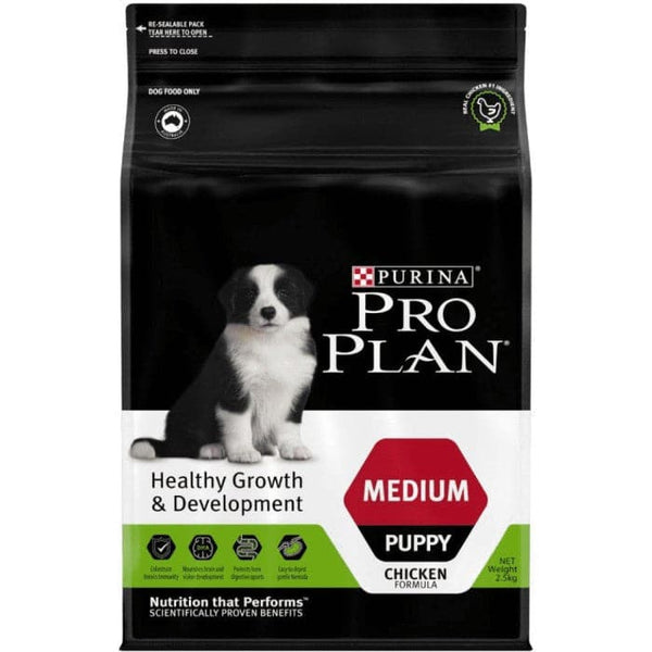Pro Plan Chicken Medium Puppy Dry Food (2.5kg)