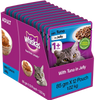 Whiskas Ocean Fish and Tuna in Jelly Meal Adult Cat Wet and Dry Food Combo