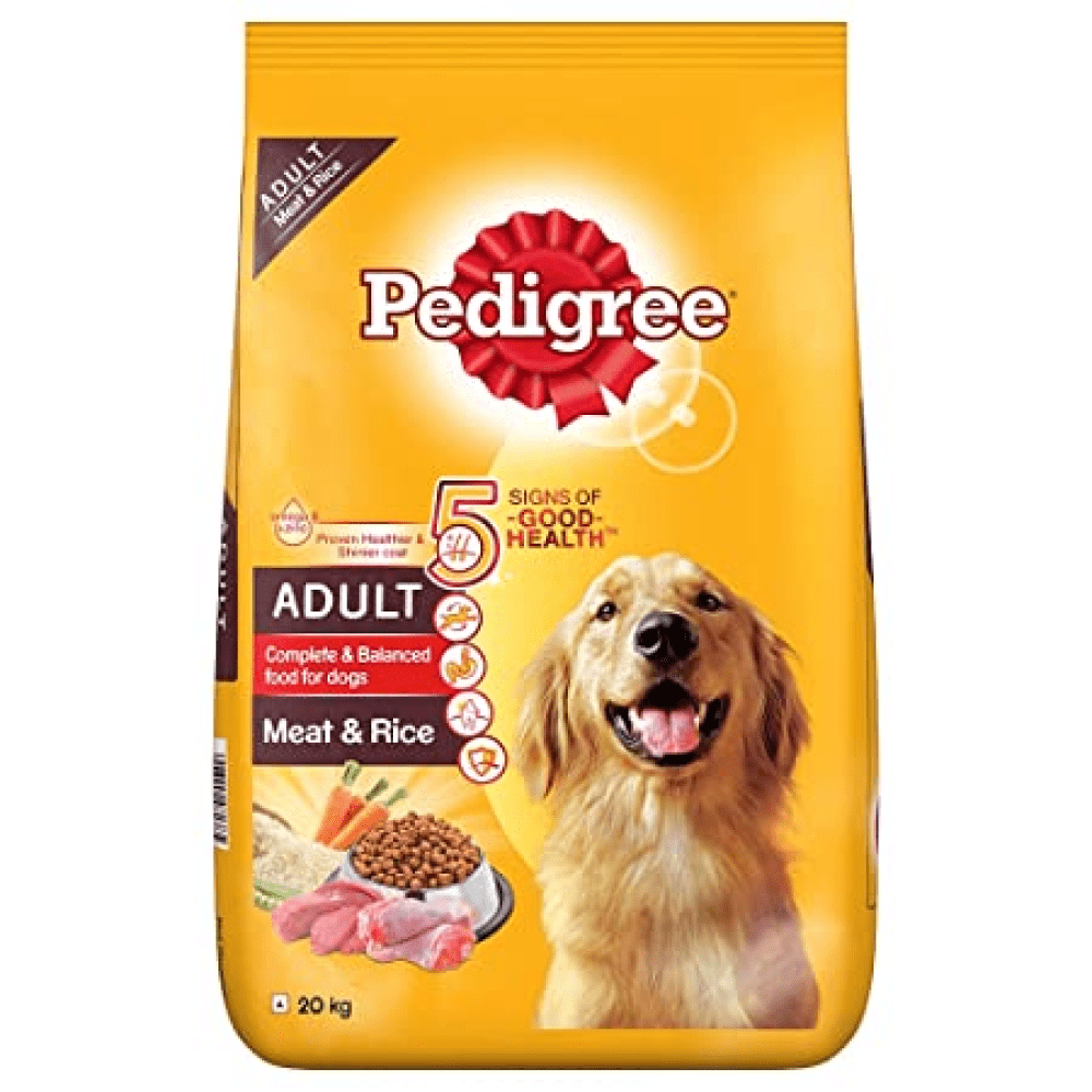 Pedigree Meat & Rice Adult Dog Dry Food