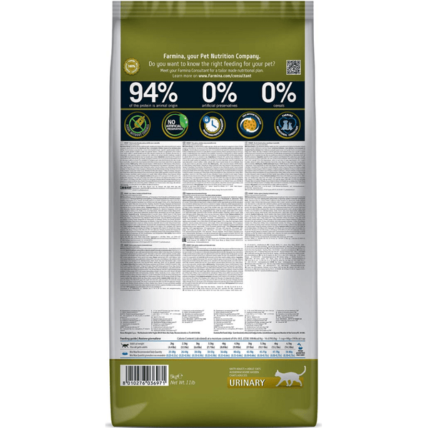 Farmina N&D Quinoa Duck Cranberry & Chamomile Grain Free Urinary Adult Cat Dry Food