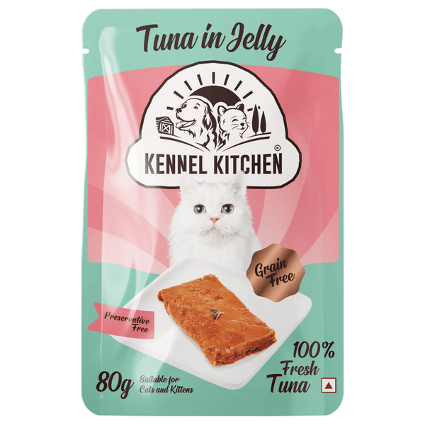 Kennel Kitchen Tuna in Jelly and Chicken in Jelly Kitten & Adult Cat Wet Food (All Life Stage) Combo