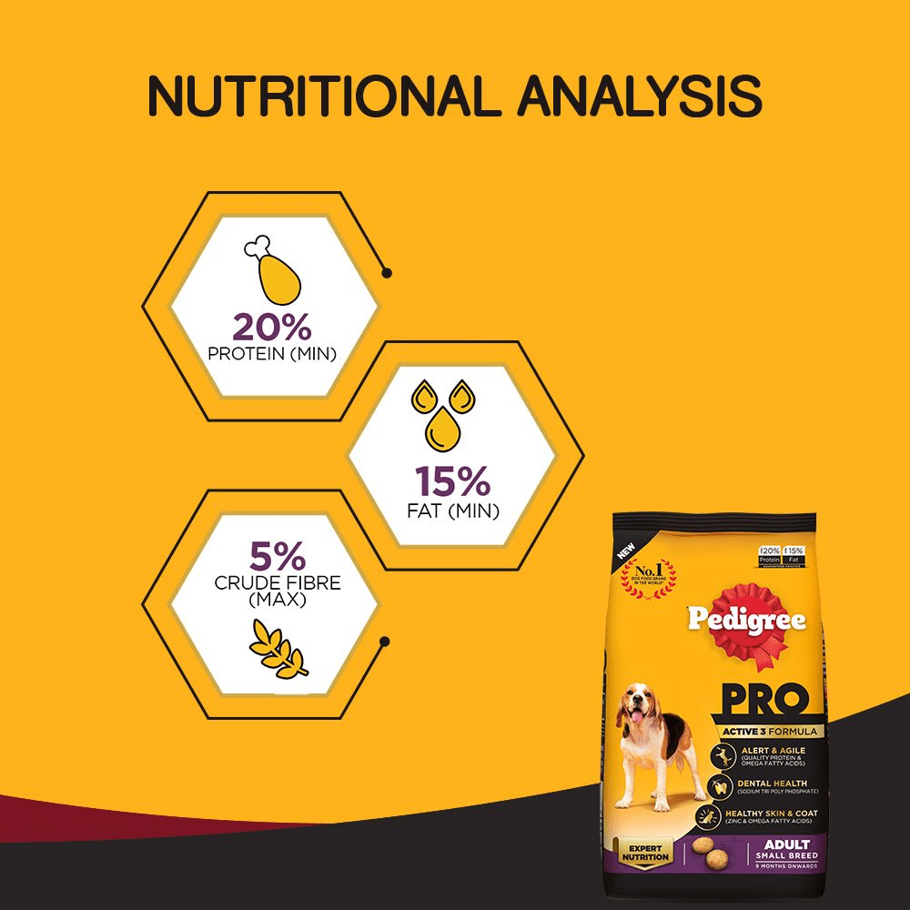 Pedigree PRO Expert Nutrition Dry Food for Small Breed and Chicken and Liver Chunks in Gravy Wet Adult Dog Food Combo