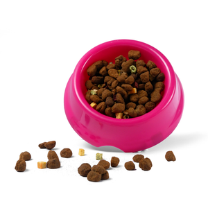 Trixie Non Slip Plastic Bowl for Dogs (Pink)