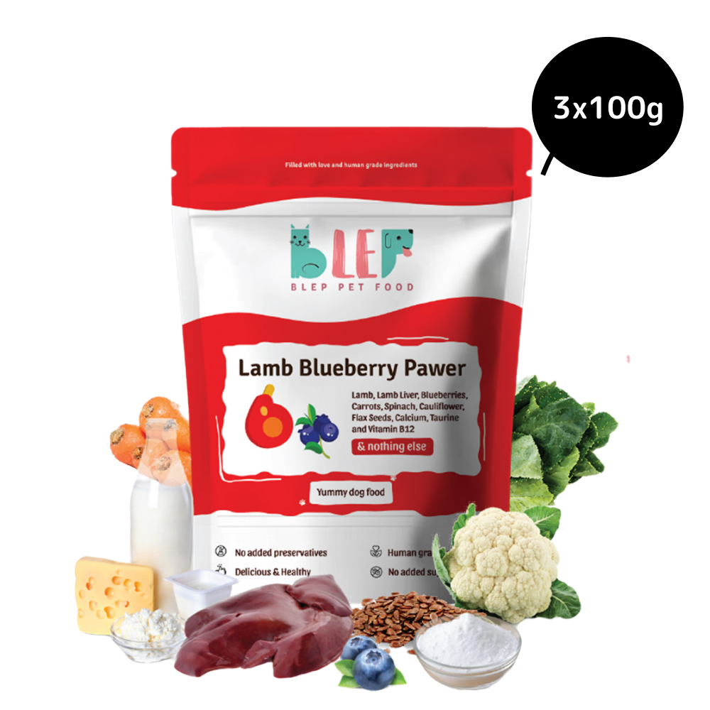 BLEP Lamb Blueberry Pawer Dog Wet Food (100g)