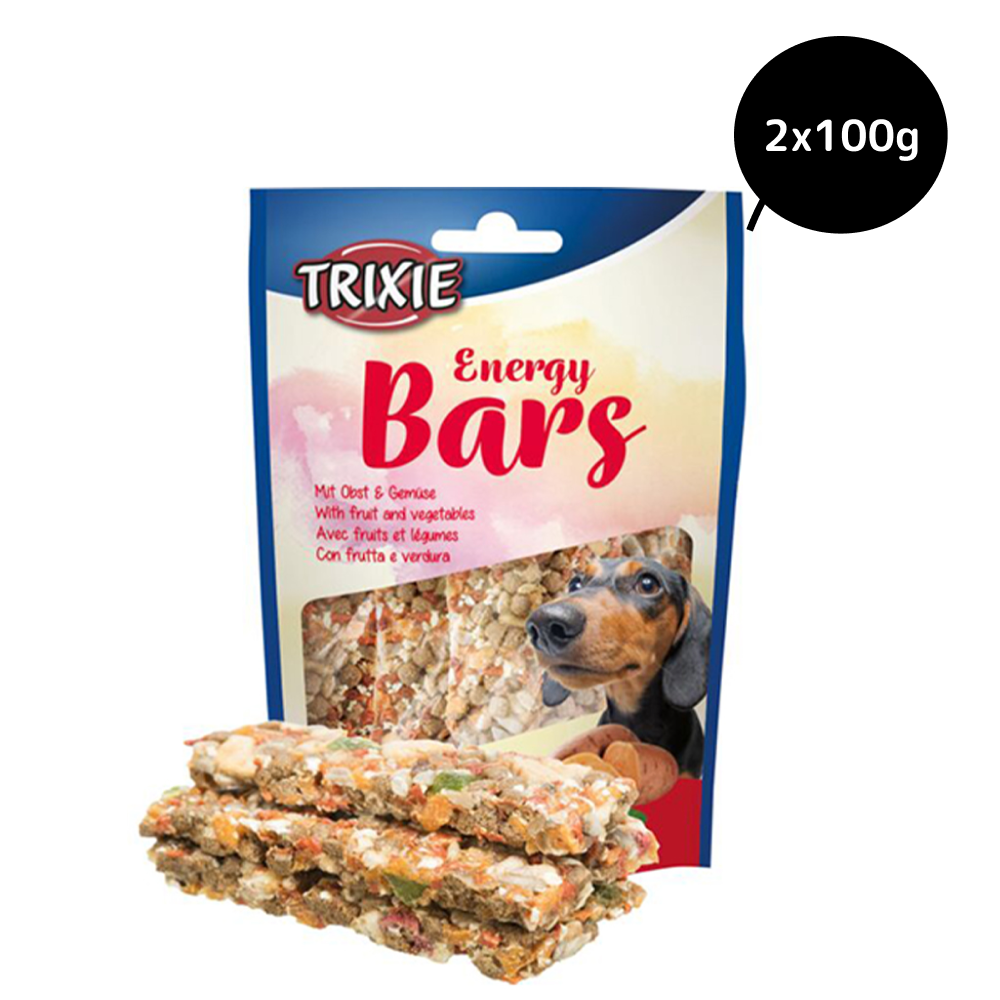 Trixie Fruits and Vegetables Energy Bars Dog Treats