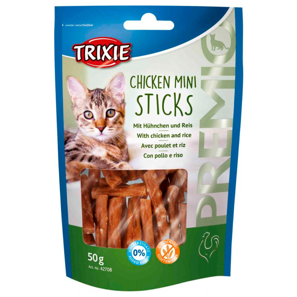 Trixie Premio Chicken Mini Sticks and Tuna Bites Cat Treats Combo Cats-Treats & Others Trixie