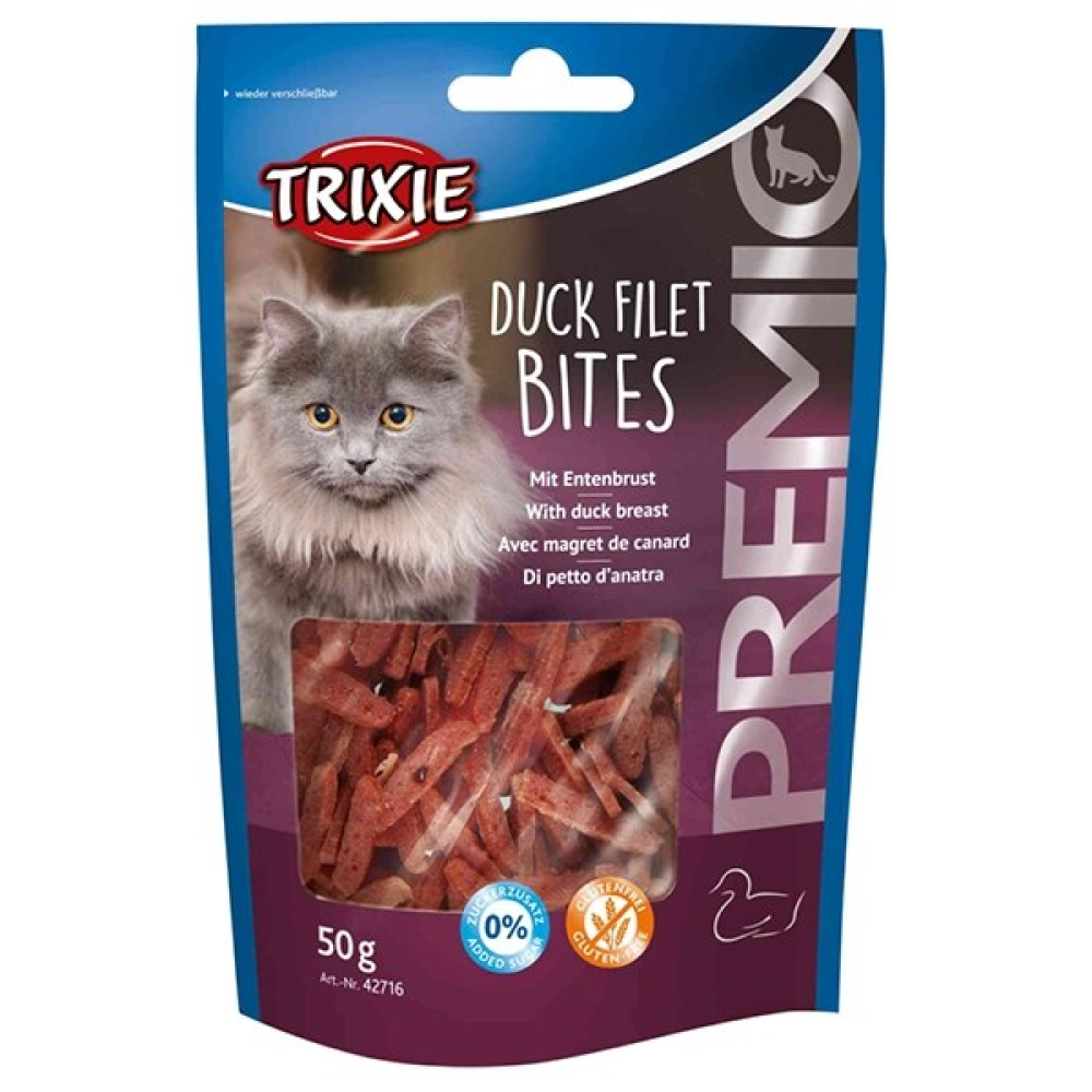Trixie Premio Cheese Chicken Cubes and Duck Filet Bites Cat Treats Combo Cats-Treats & Others Trixie