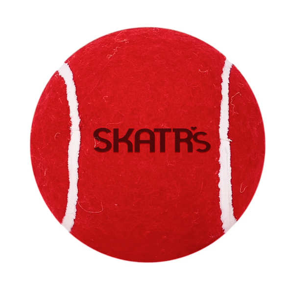 Skatrs Tennis Ball for Dogs (Red)