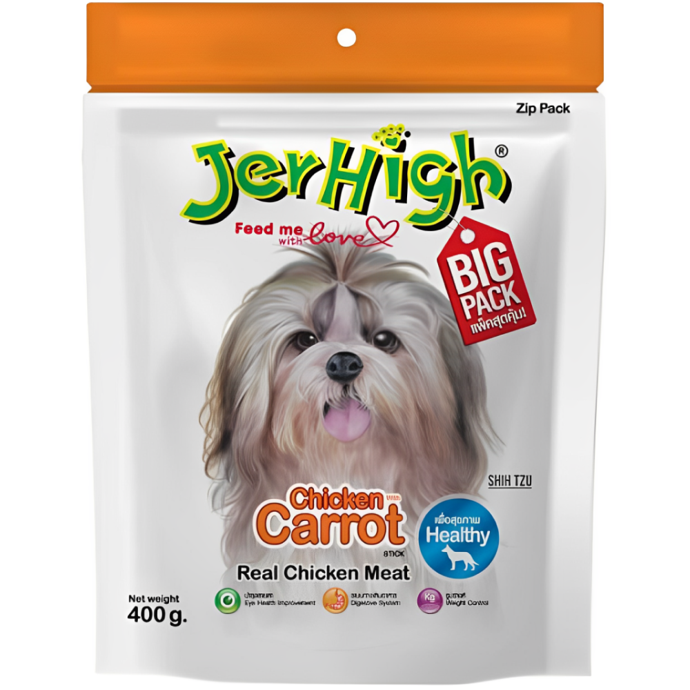 JerHigh Chicken Carrot Dog Treats Dog Treats + Others Jerhigh 400g