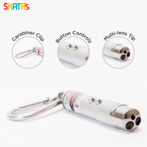 Skatrs Laser Light Toy for Cat (Sliver)