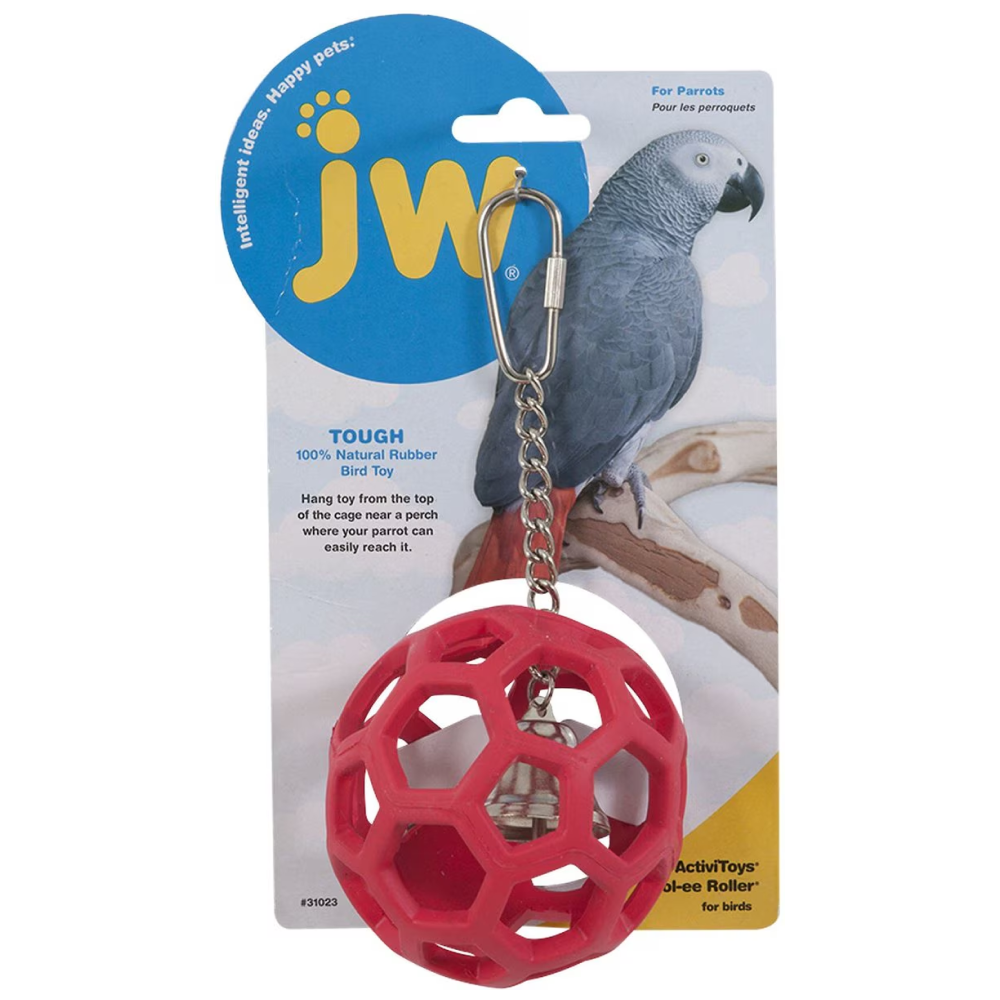 JW Hol ee Roller Toy for Birds (Red) Birds JW 9cm
