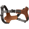 Hunter Aalborg Mixed Adjustable Harness for Dogs (Cognac/Grey) Dogs-Collar, Leashes, harnesses Hunter Dropship