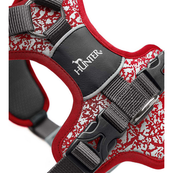 Hunter Divo Reflect Harness for Dogs (Red)