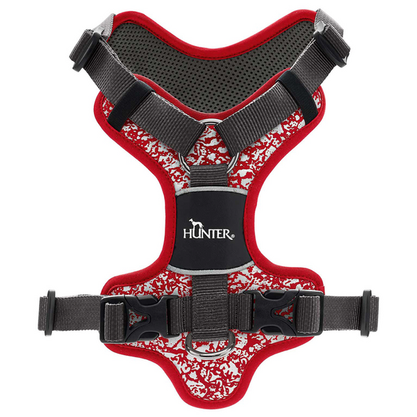 Hunter Divo Reflect Harness for Dogs (Red)
