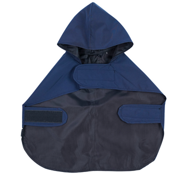 Petsnugs 100% Waterproof Raincoat for Dogs and Cats (Navy Blue)