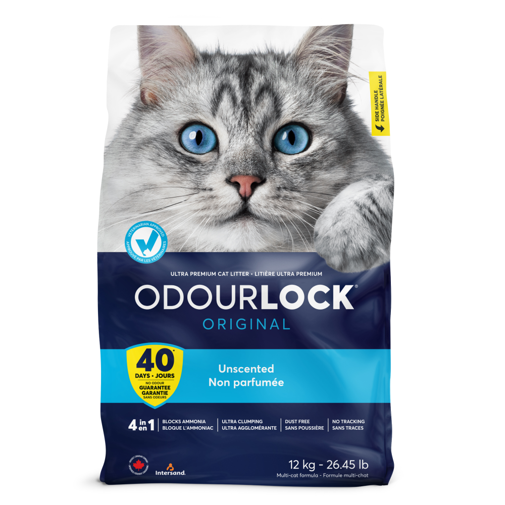 Intersand Unscented Odour Lock Cat Litter Cats-Litter Intersand 12kg
