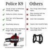 Chullbull K9 Police Buckle Harness for Dogs (Red)