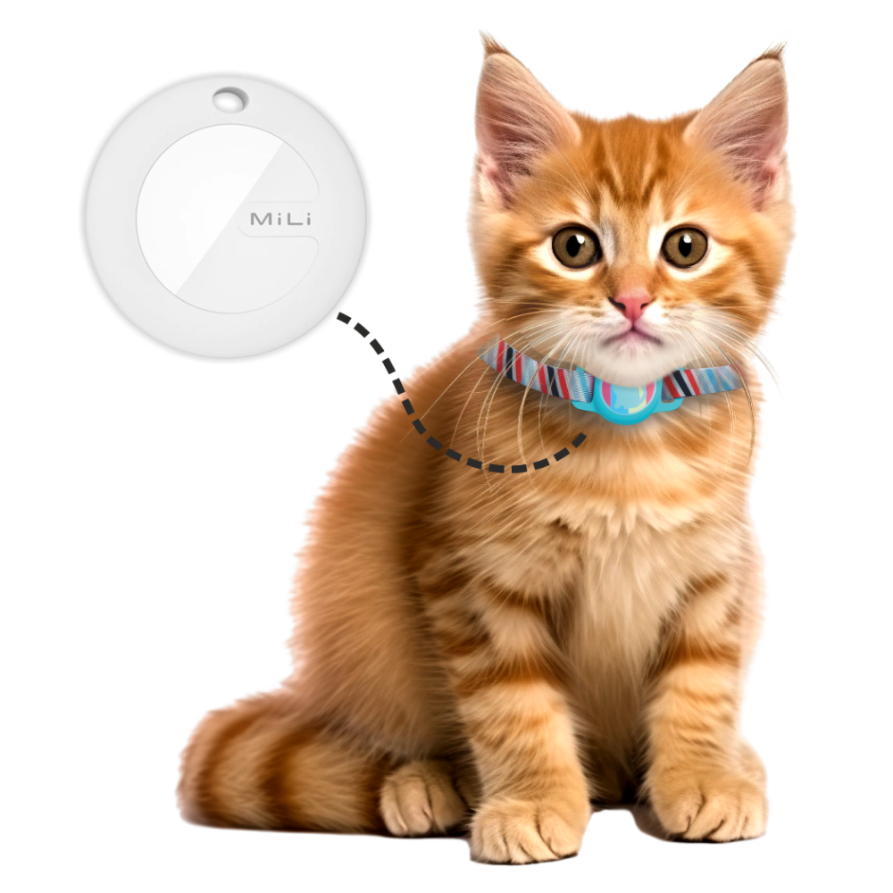 Mitag Anti Loss Device with Collar for Cats (Green) | IOS Cats-Collar, Leashes, harnesses Mitag Dropship