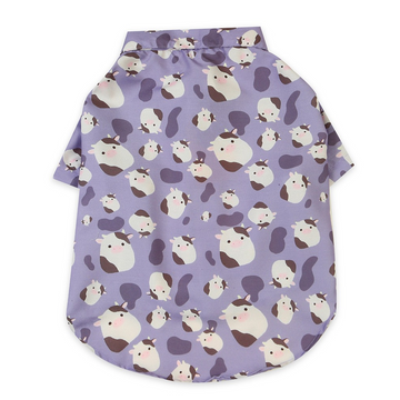 15buttons Cute Cow Shirt for Dogs