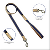 Glucklich Heavy Duty Printed Leash for Dogs (Dark Blue)
