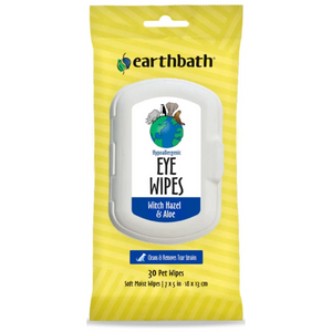 EarthBath Hypoallergenic Fragrance Free Eye Wipes for Dogs and Cats