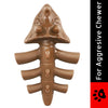 Talking Dog Club Dinosaur Nylon Bone Heavy Chew Toy for Dogs (Brown) Dogs-Toys Talking Dog Club Dropship