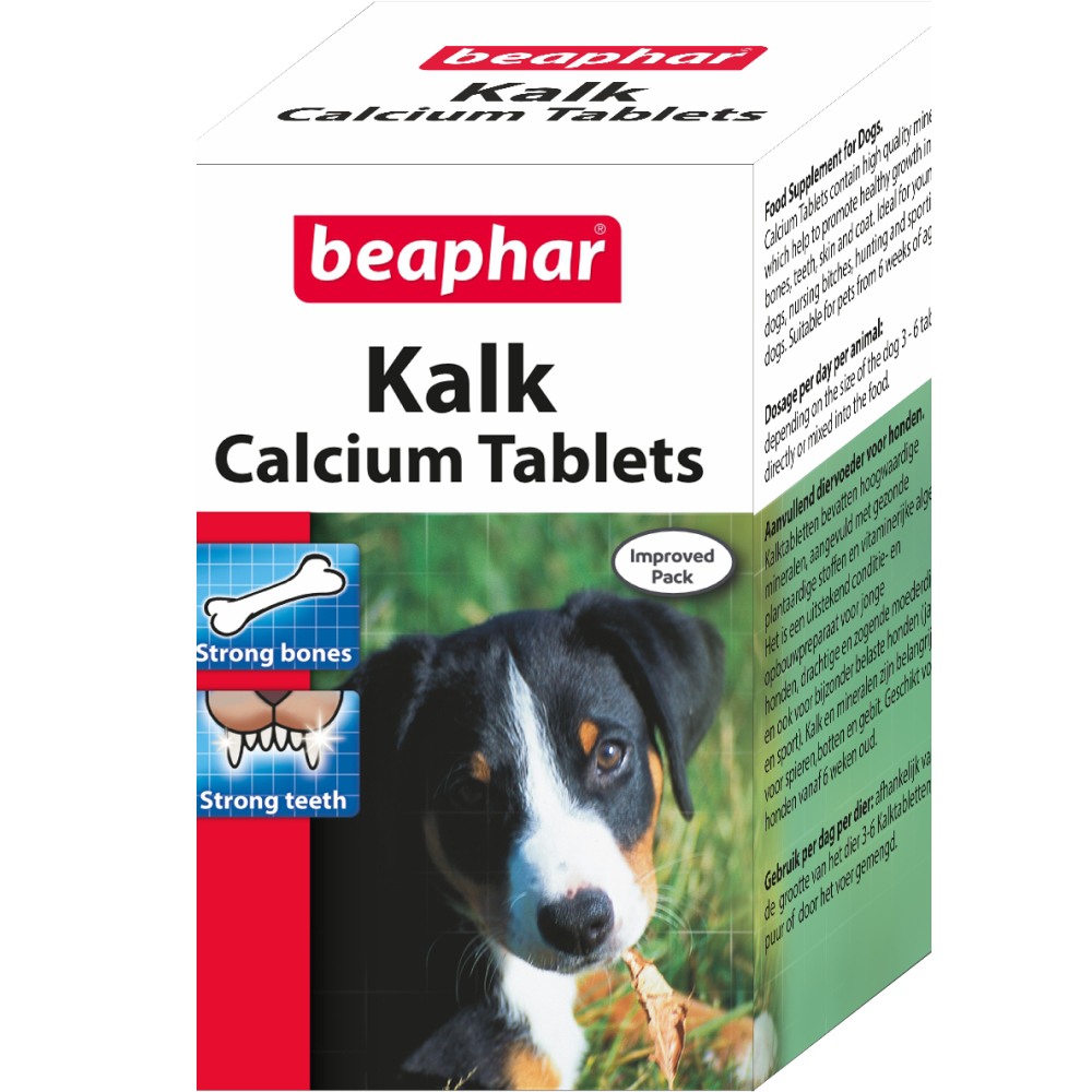 Beaphar Kalk Dog supercareful Calcium Tablets