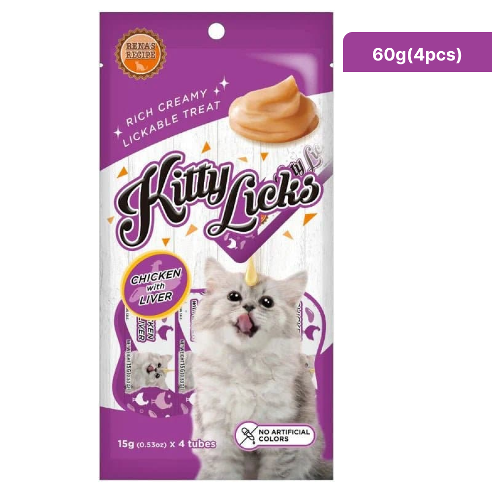 Kitty Licks Chicken Liver Cat Treats (Limited Shelf Life) Cats-Treats & Others Kitty Licks 60g(4pcs)