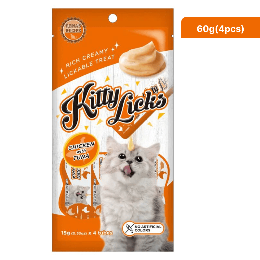 Kitty Licks Chicken Tuna and Chicken Flavour Cat Treats Combo Cats-Treats & Others Kitty Licks