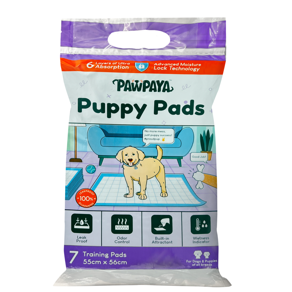Pawpaya Training Pad for Dogs (White) (Limited Stocks) Dogs-Health & Wellness Pawpaya 7pcs: 55cm x 56cm