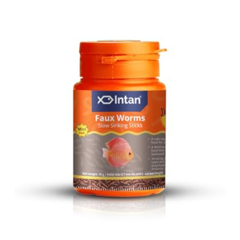 Growel Intan Faux Worm Sticks Fish Food Fish Intan 35g