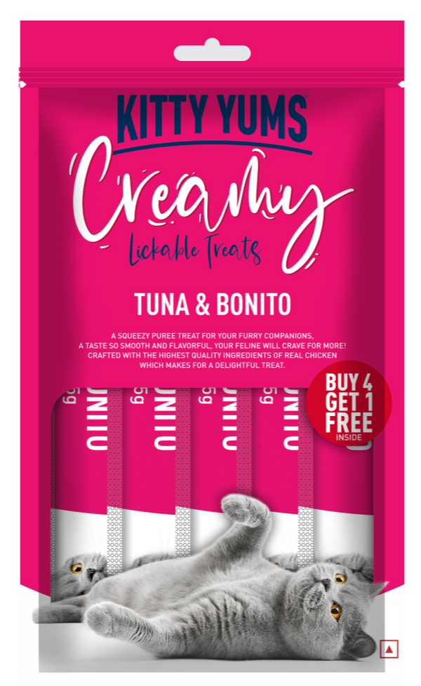 Kitty Yums Tuna & Bonito Creamy Cat Treats