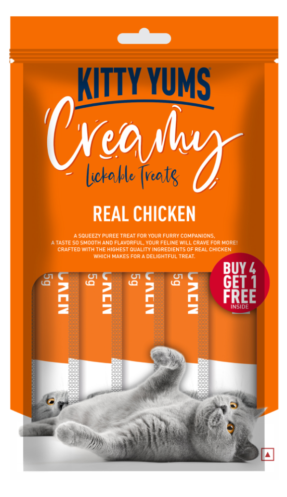 Kitty Yums Real Chicken Creamy Cat Treats