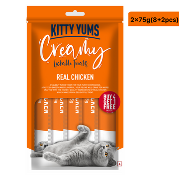 Kitty Yums Real Chicken Creamy Cat Treats