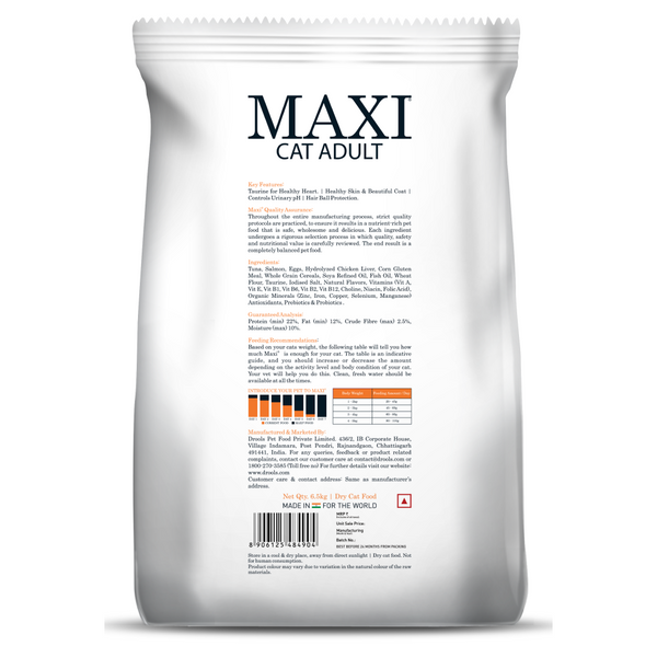 Maxi Adult Tuna & Salmon Adult Dry Cat Food