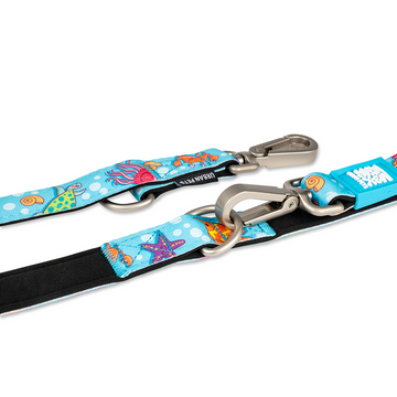 Max & Molly Blue Ocean Multi-Function Leash for Dogs (Blue)