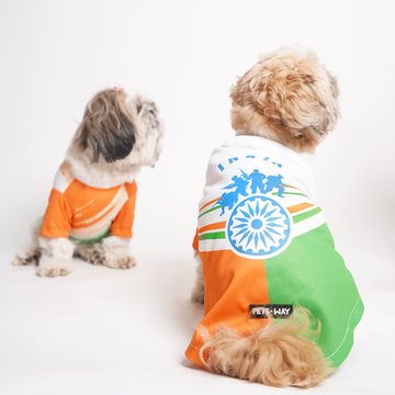 Pets Way Style 1 Republic Day T Shirt for Dogs