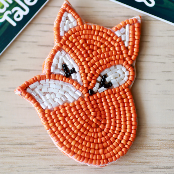 Furry Tales Roxy Fox Handcrafted Brooch