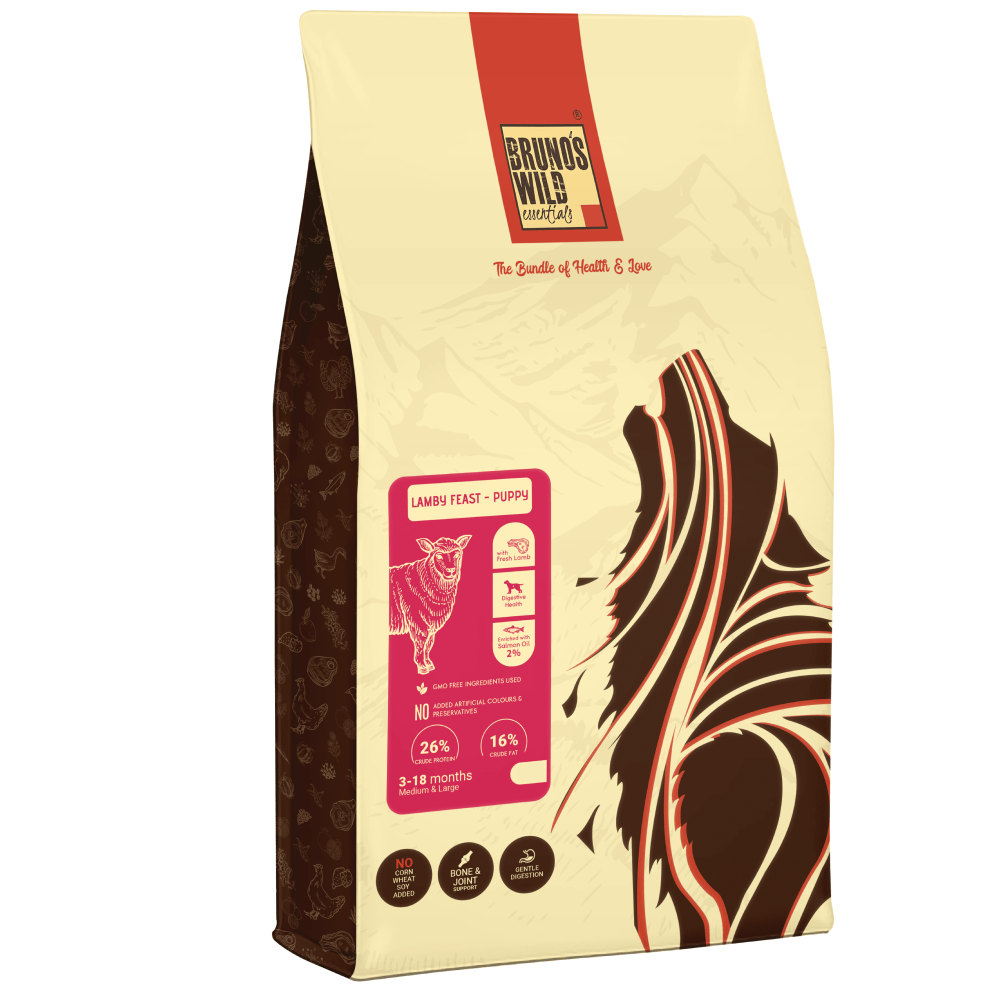 Bruno's Wild Essentials Lamby Feast Puppy Dry Food Dogs- Dry Food Bruno's Wild Essentials 250g