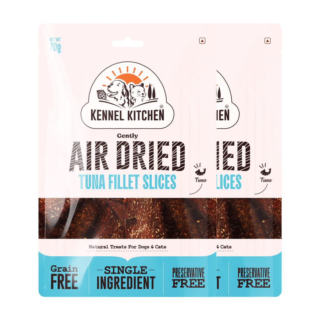 Kennel Kitchen Air Dried Tuna Fish Jerky Dog and Cats Treats