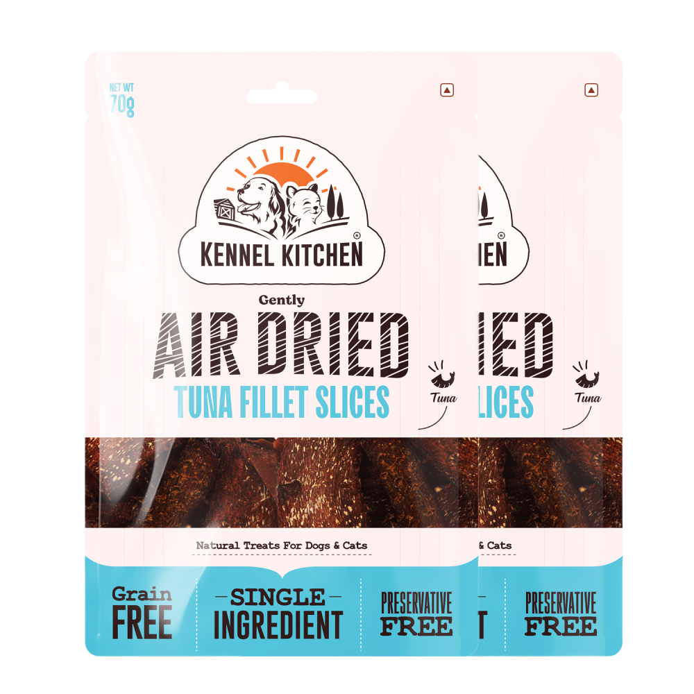 Kennel Kitchen Air Dried Tuna Fish Jerky Dog and Cats Treats Dog Treats + Others Kennel Kitchen 2x70g