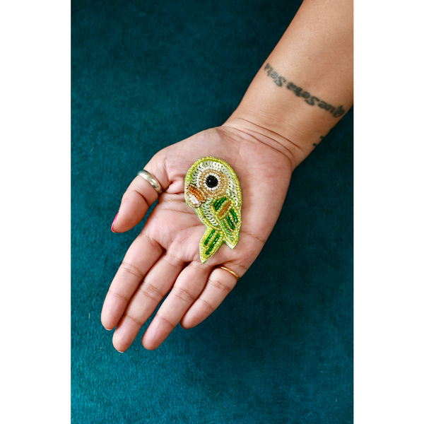 Furry Tales Mithu Parrot Handcrafted Brooch