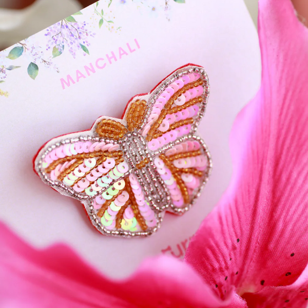 Furry Tales Manchali Butterfly Handcrafted Brooch