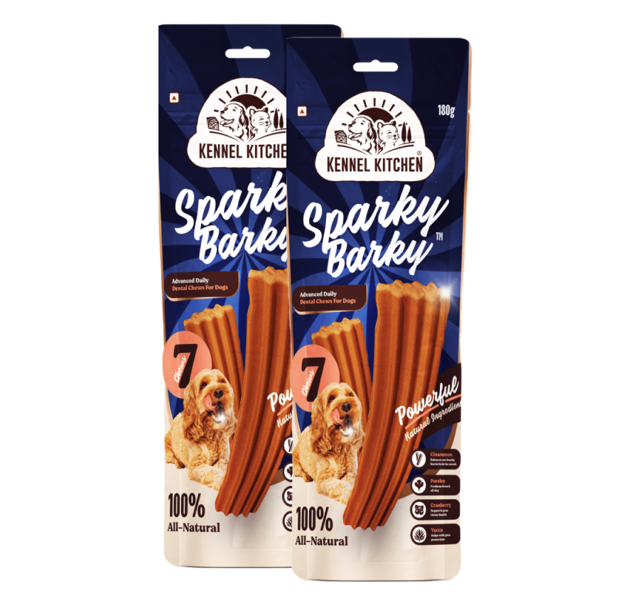 Kennel Kitchen Chicken Sparky Barky Dental Dog Treats Dog Treats + Others Kennel Kitchen 2x180g