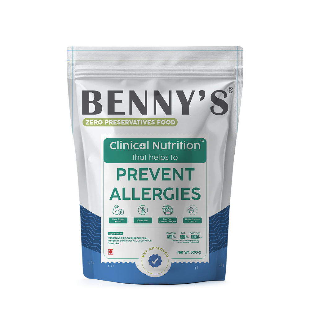 Benny's Bowl Hypoallergenic Diet to Prevent Allergies Dog Wet Food Dogs-Fresh Food Bennys Bowl 300g