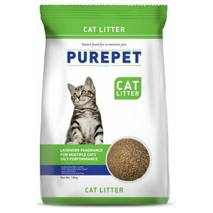 Purepet Lavender Scented Clumping Cat Litter