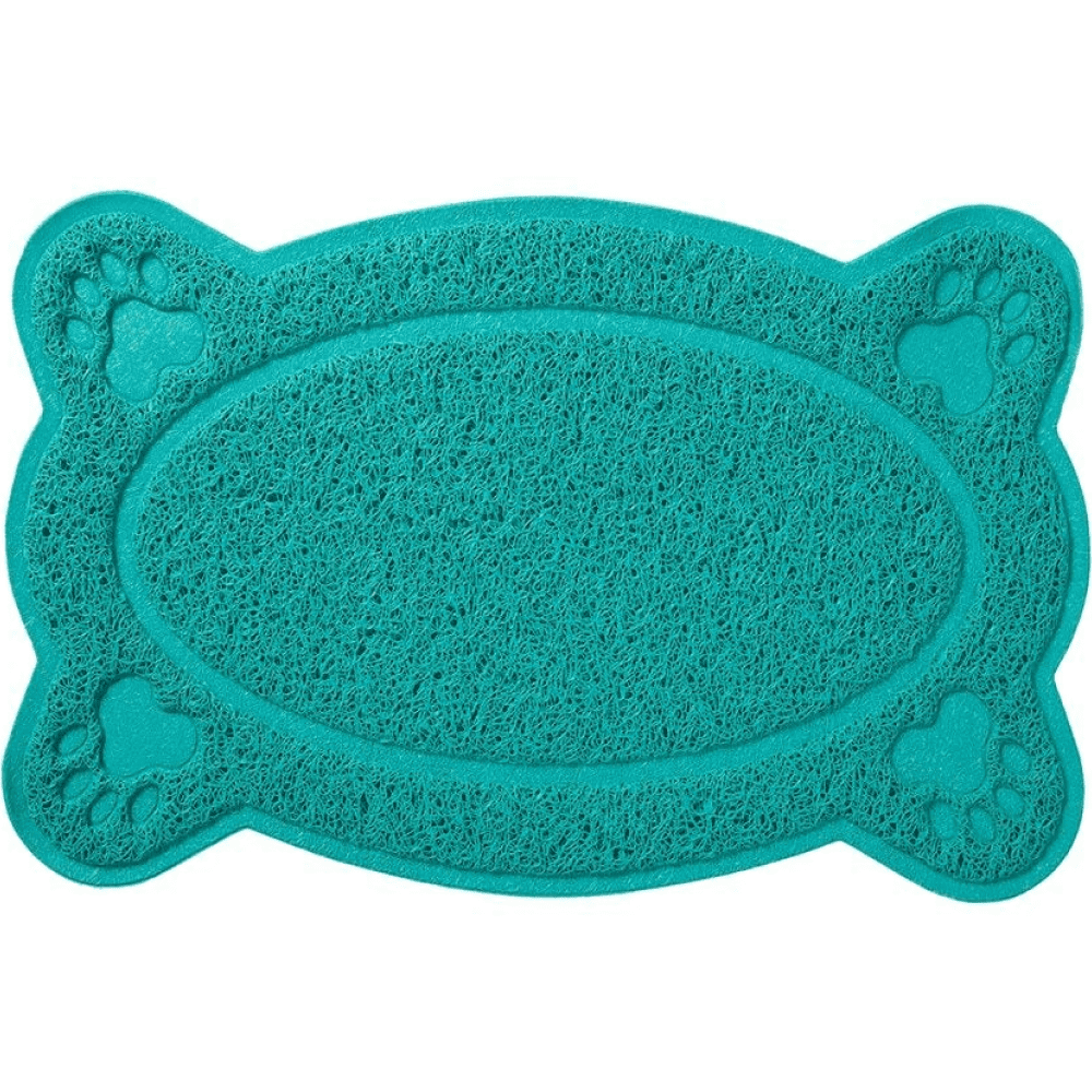 Emily Pets Oval Shaped Feeding Mat for Pets (16 x 10 inch)